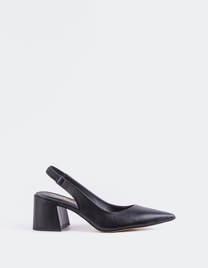 l'intervalle Dalida Noir Cuir Noir