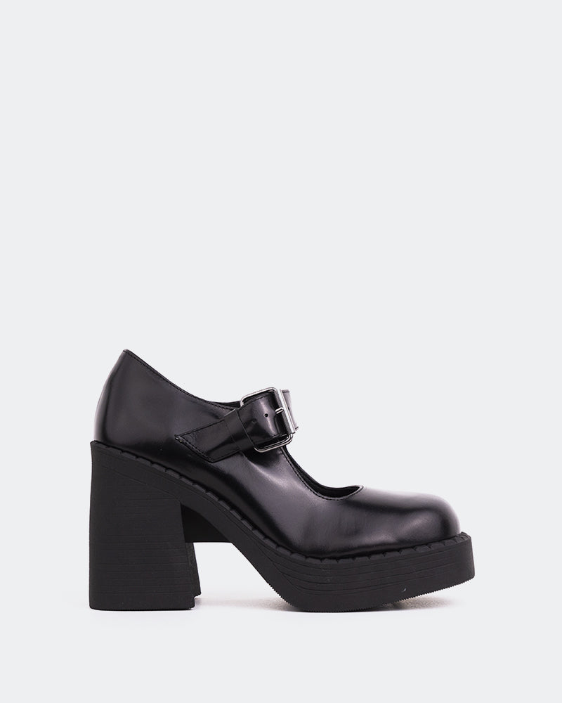 l'intervalle Damelio Noir Cuir Noir