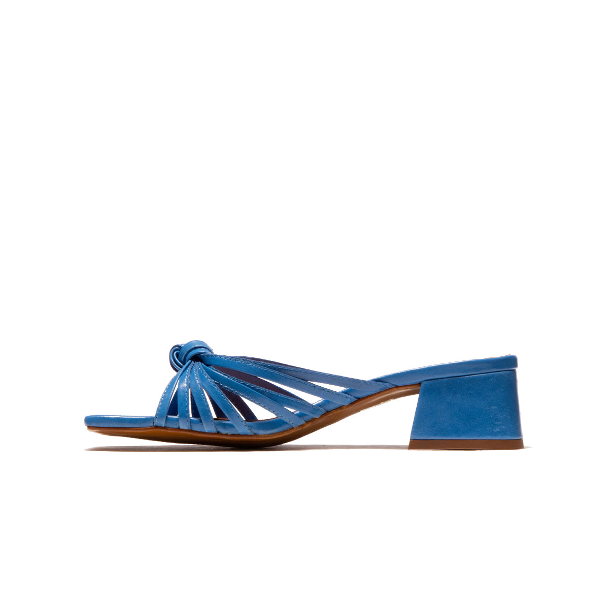 L'intervalle Damira Bleu Cuir Bleu