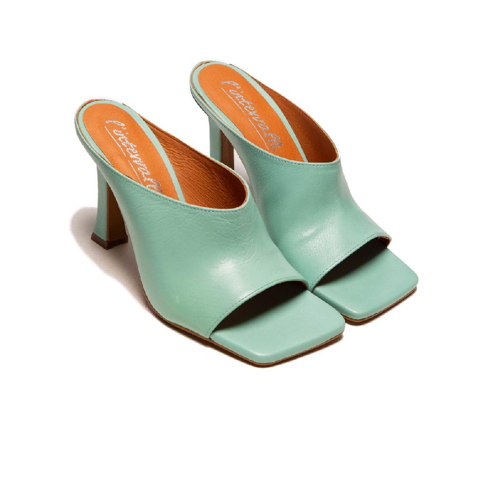 L'intervalle Davinci Cuir Menthe Vert