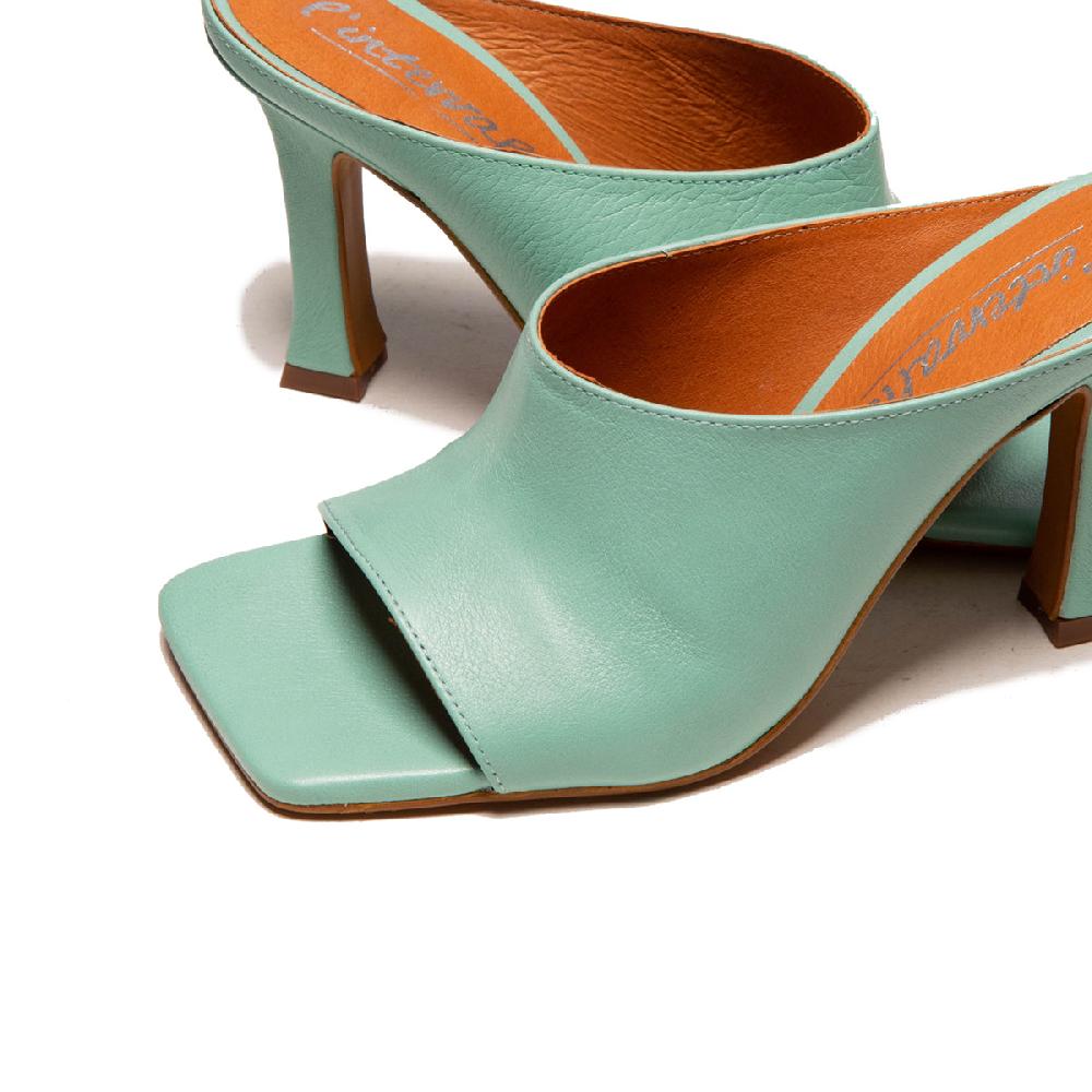 L'intervalle Davinci Cuir Menthe Vert