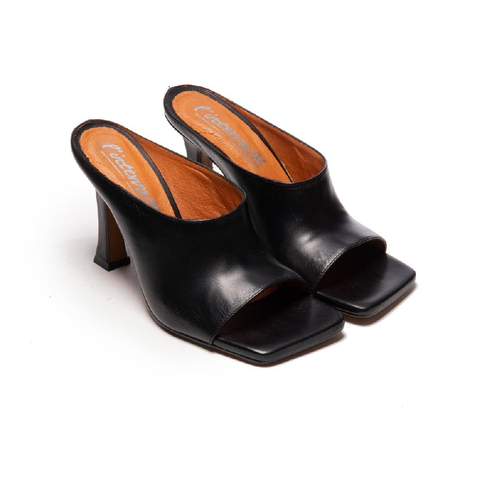 L'intervalle Davinci Noir Cuir Noir