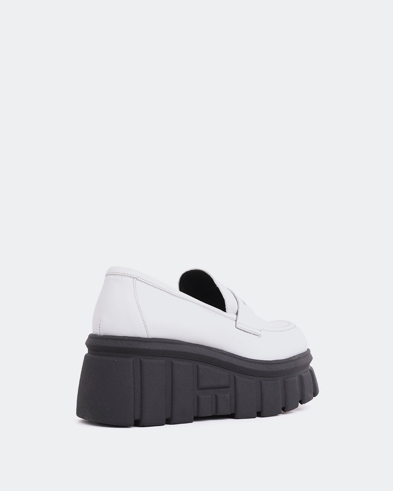 L'intervalle Dawson Blanc Cuir Blanc