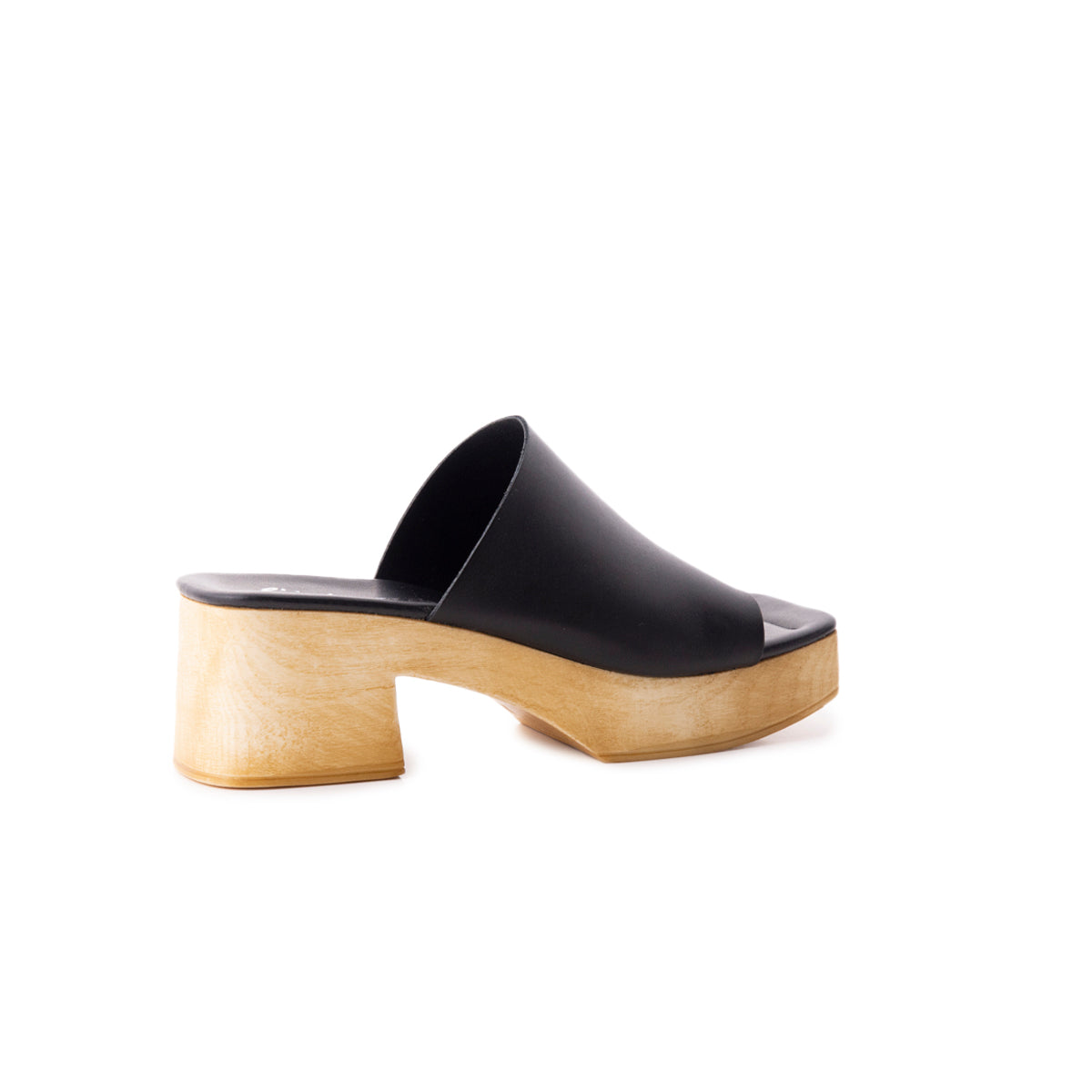 L'intervalle Delphine Noir Cuir Noir