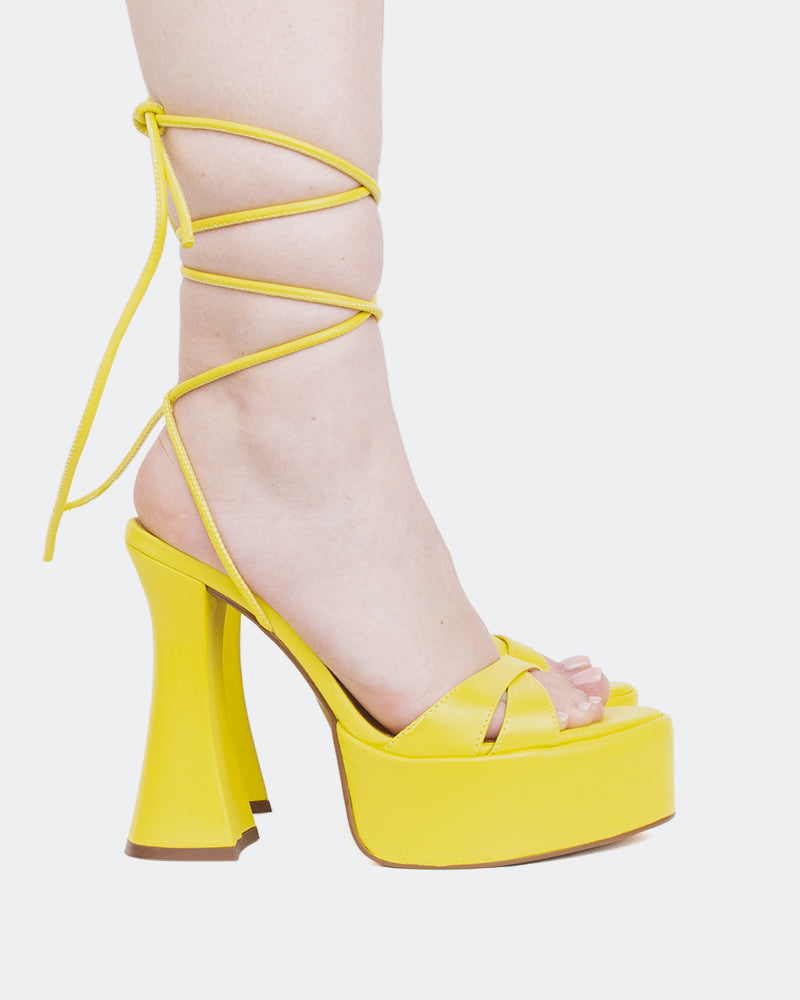 L'intervalle Desert Jaune Cuir Jaune