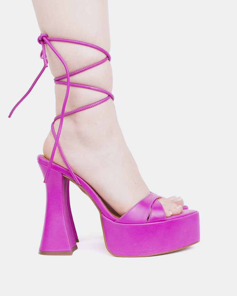 l'intervalle Desert Mauve Cuir Mauve