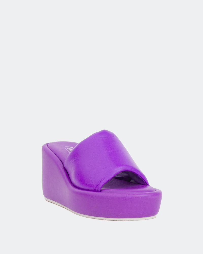 L'intervalle Dolores Mauve Cuir Mauve