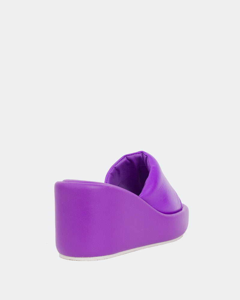 L'intervalle Dolores Mauve Cuir Mauve