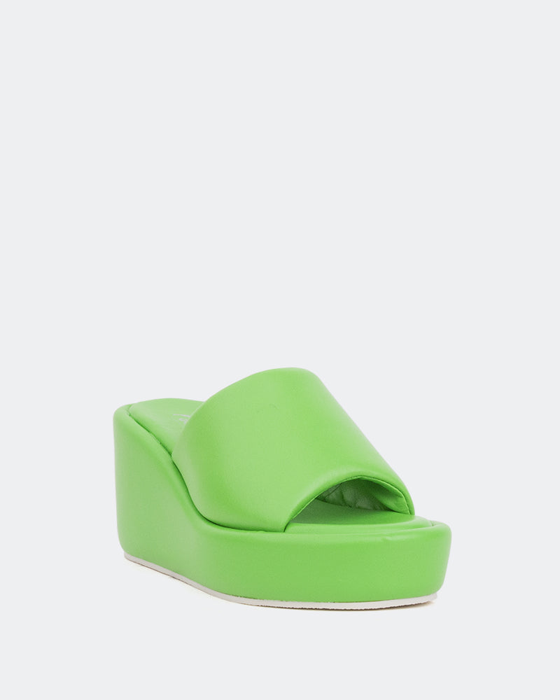 L'intervalle Dolores Vert Cuir Vert