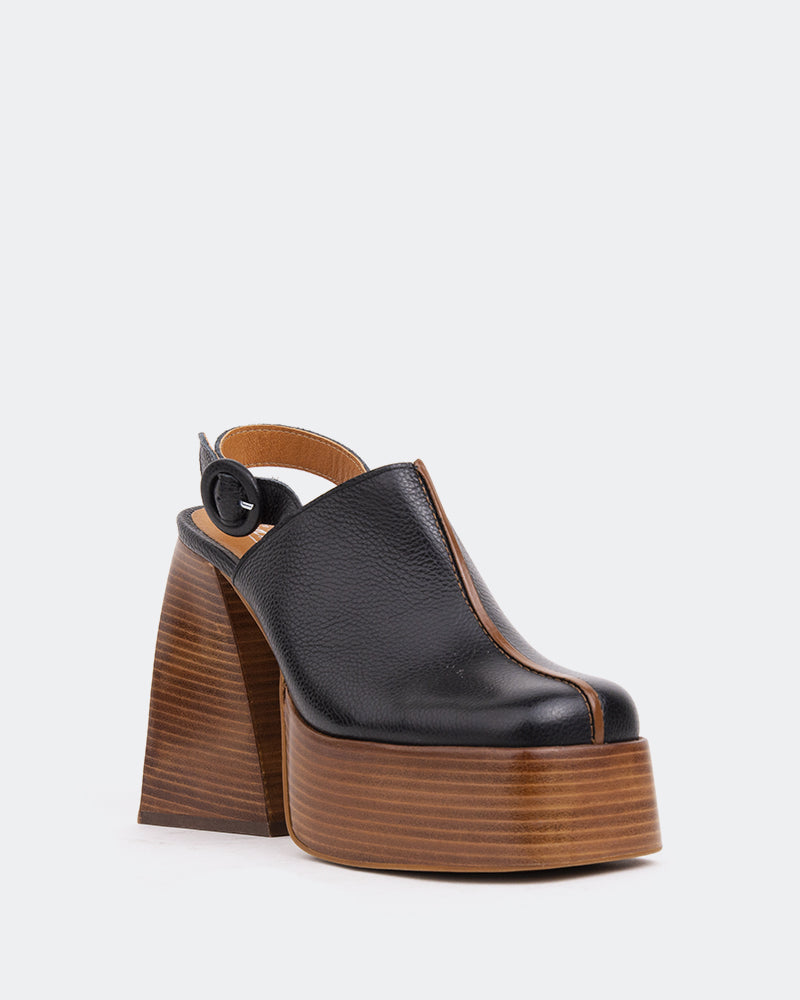 L'intervalle Dolphin Noir Cuir/Cuir Noir Noir