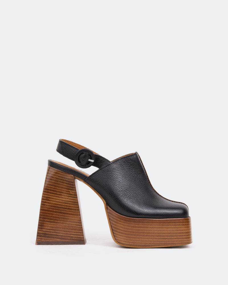 L'intervalle Dolphin Noir Cuir/Cuir Noir Noir