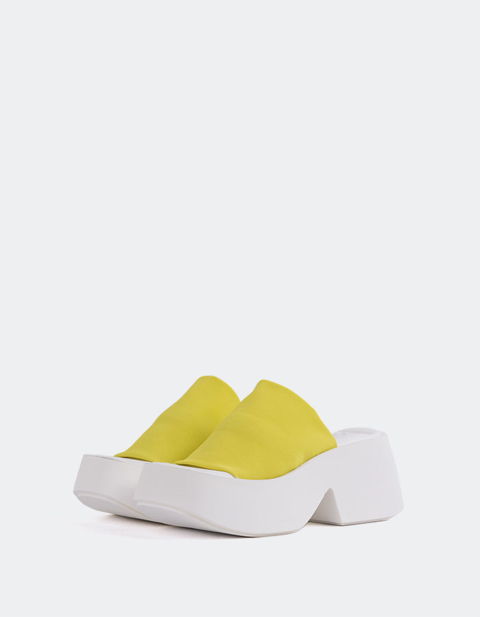 L'intervalle Douce Jaune Lycra Jaune