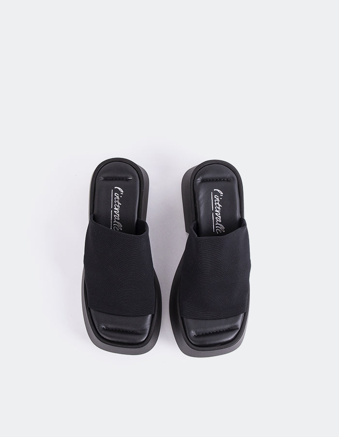 L'intervalle Douce Noir Lycra Noir