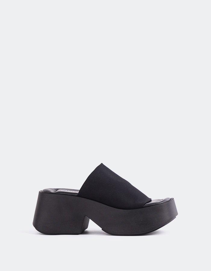 l'intervalle Douce Noir Lycra Noir