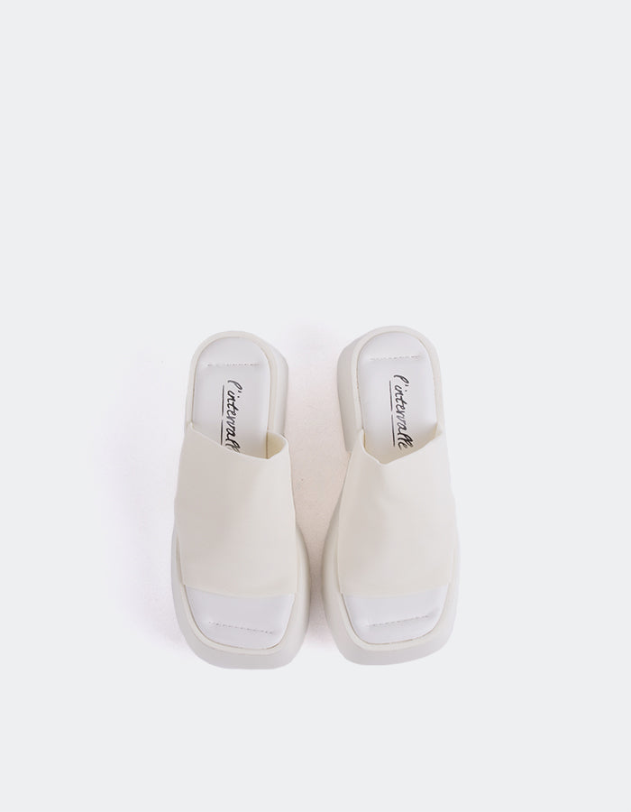 L'intervalle Douceur Lycra Blanc Blanc