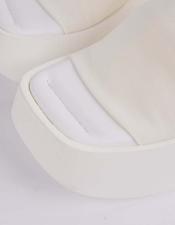 L'intervalle Douceur Lycra Blanc Blanc