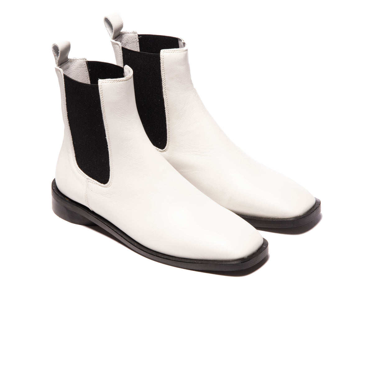 L'intervalle Durham Blanc Cuir Blanc