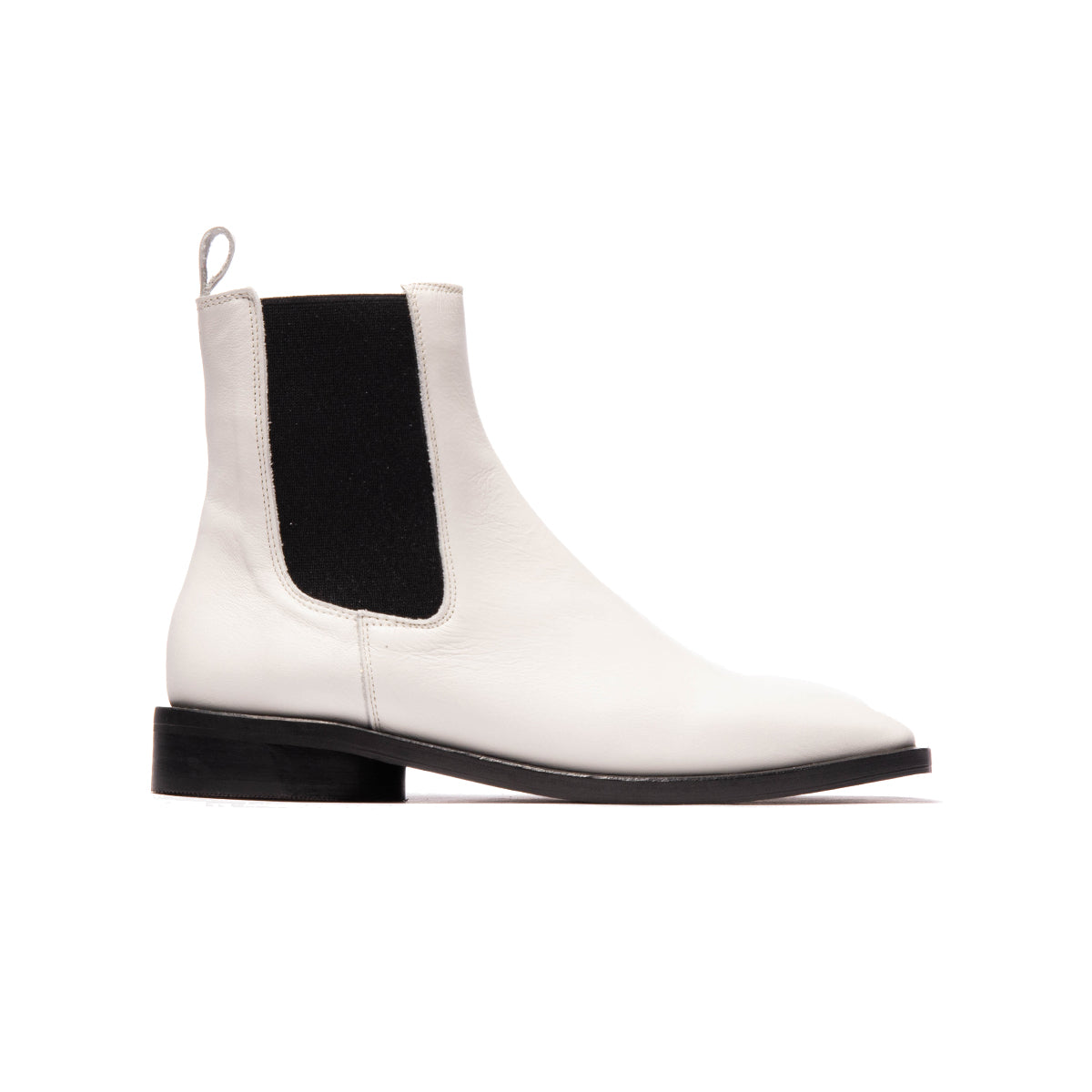 l'intervalle Durham Blanc Cuir Blanc