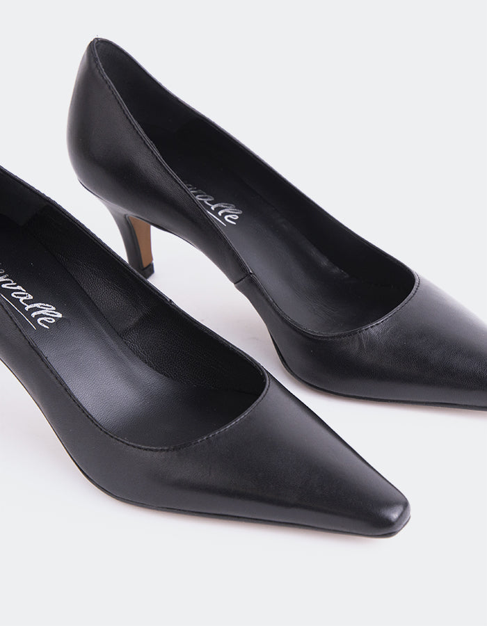 L'intervalle Edzell Noir Cuir Noir