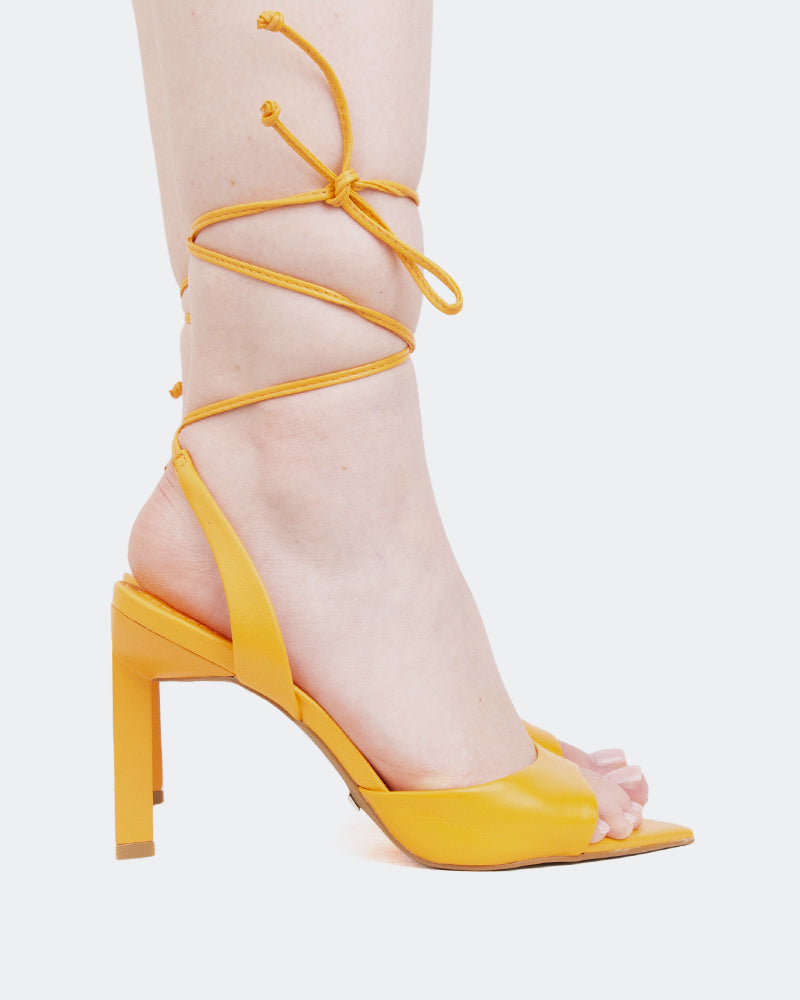 l'intervalle Eivissa cuir orange Orange