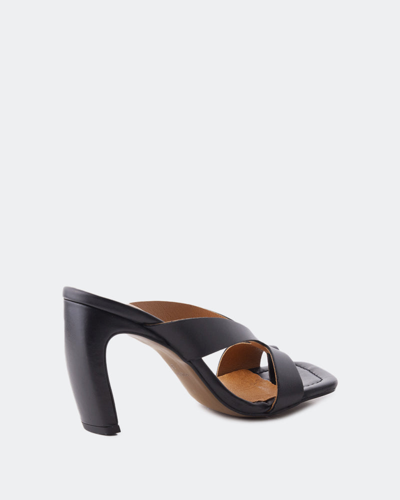 L'intervalle Elexis Noir Cuir Noir