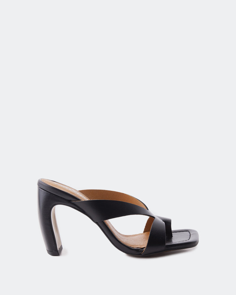 l'intervalle Elexis Noir Cuir Noir