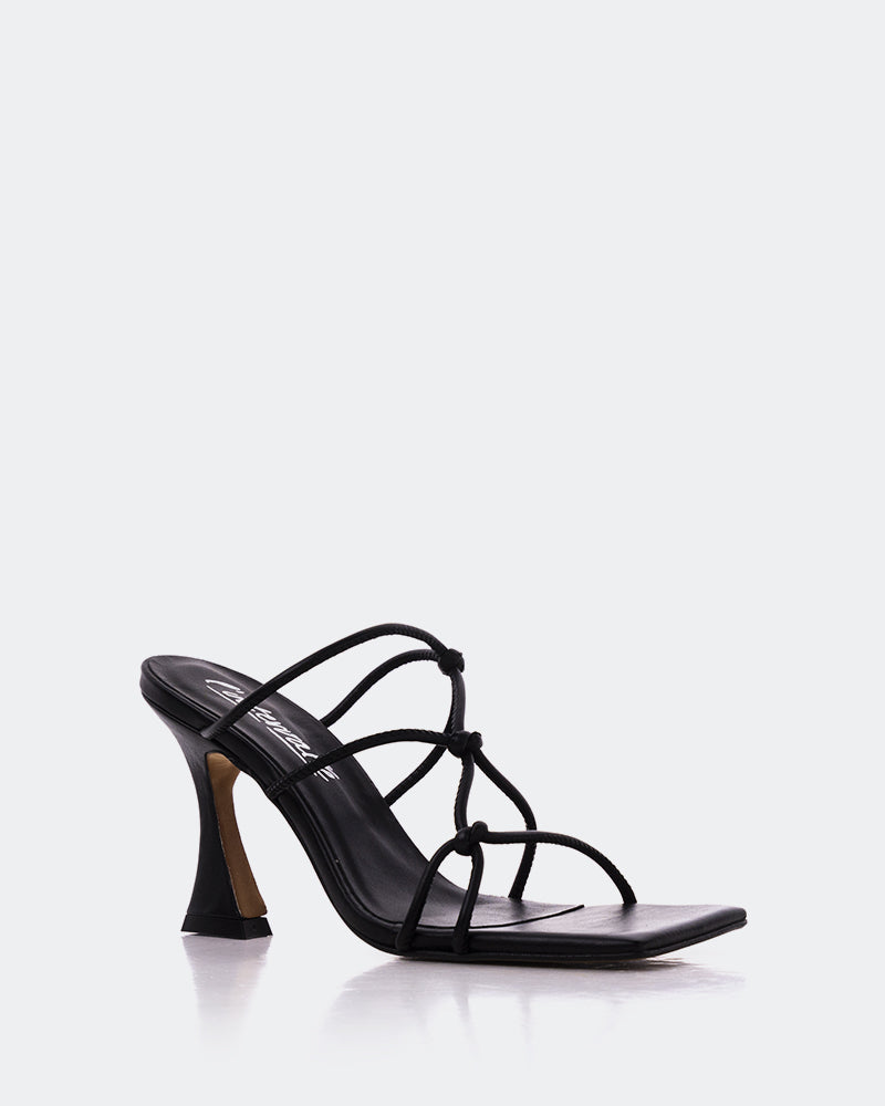 L'intervalle Elise Noir Cuir Noir