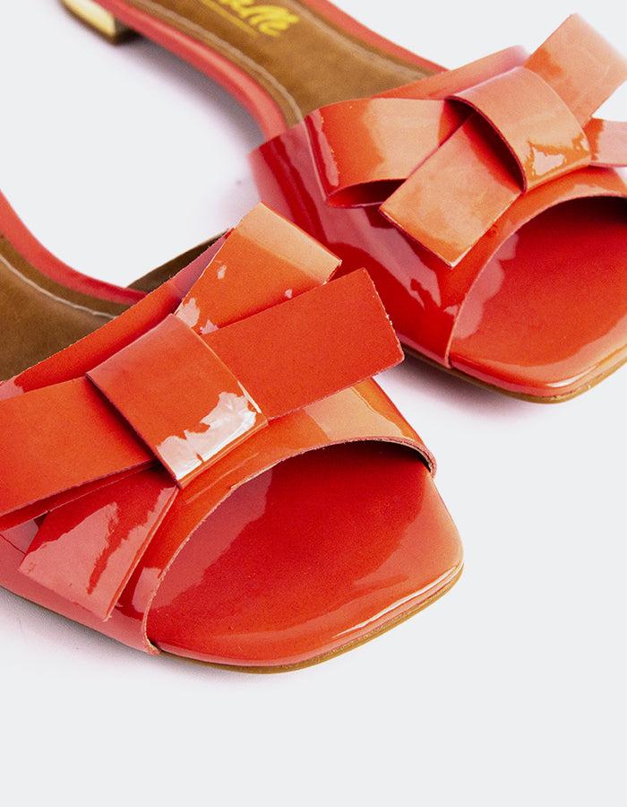 L'intervalle Ellie Coral Verni Rouge