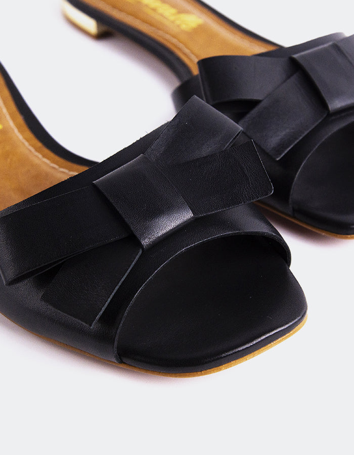 L'intervalle Ellie Noir Cuir Noir