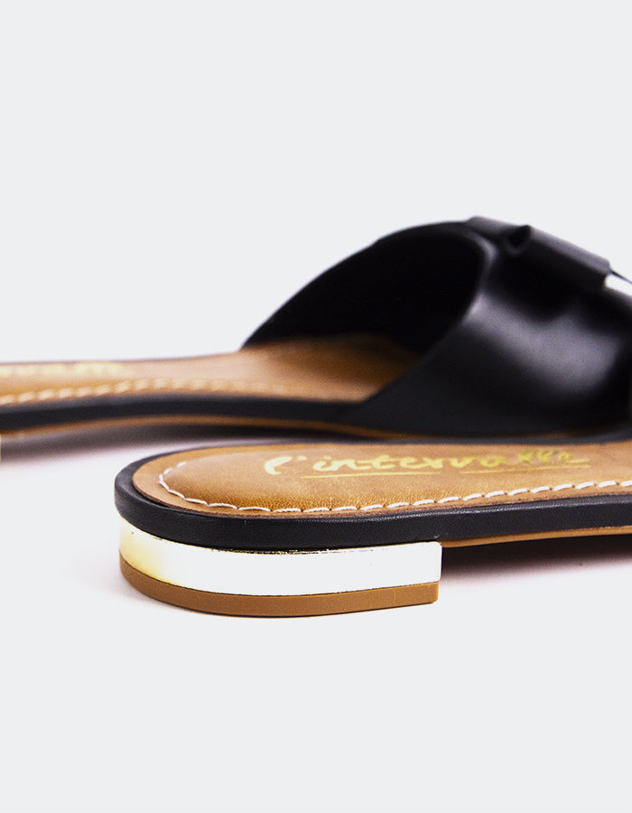 L'intervalle Ellie Noir Cuir Noir