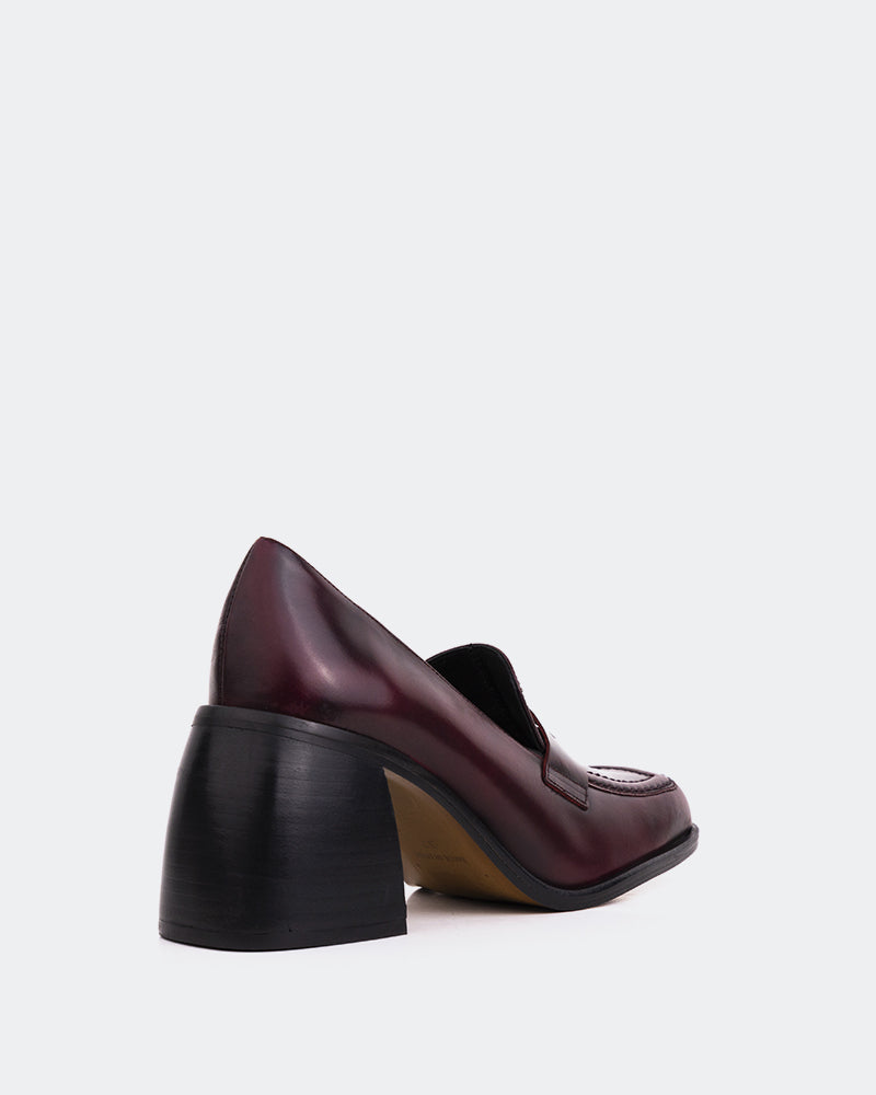 L'intervalle Elm Bordeaux Cuir Bordeaux