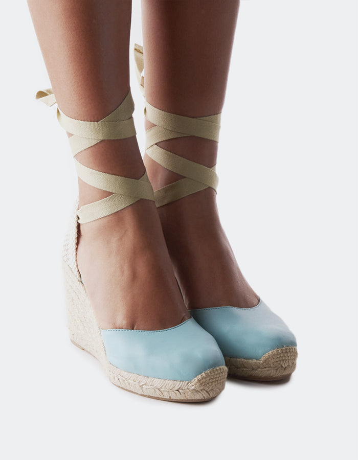L'intervalle Elvira Bleu Cuir Bleu