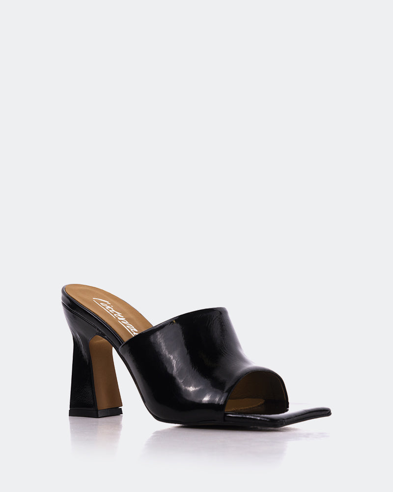 L'intervalle Emery Noir Cuir Noir