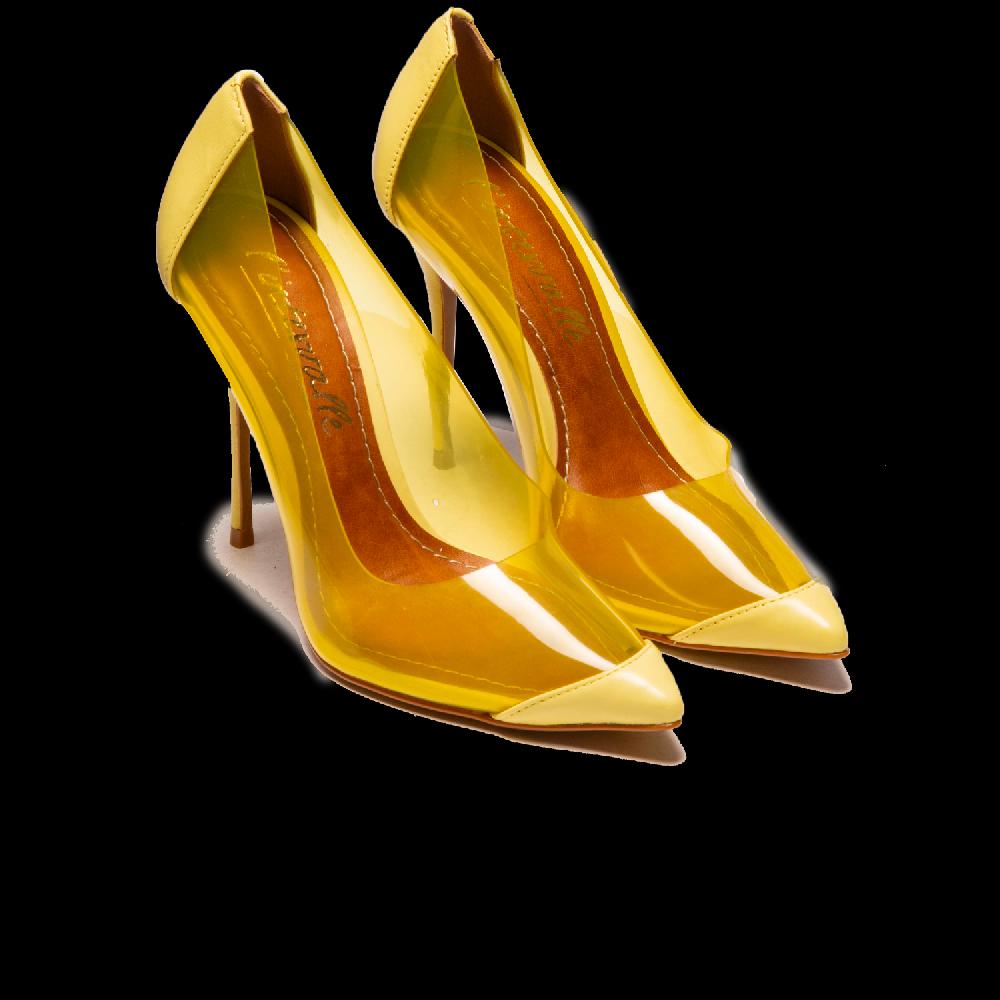 L'intervalle Escape Jaune Cuir Jaune