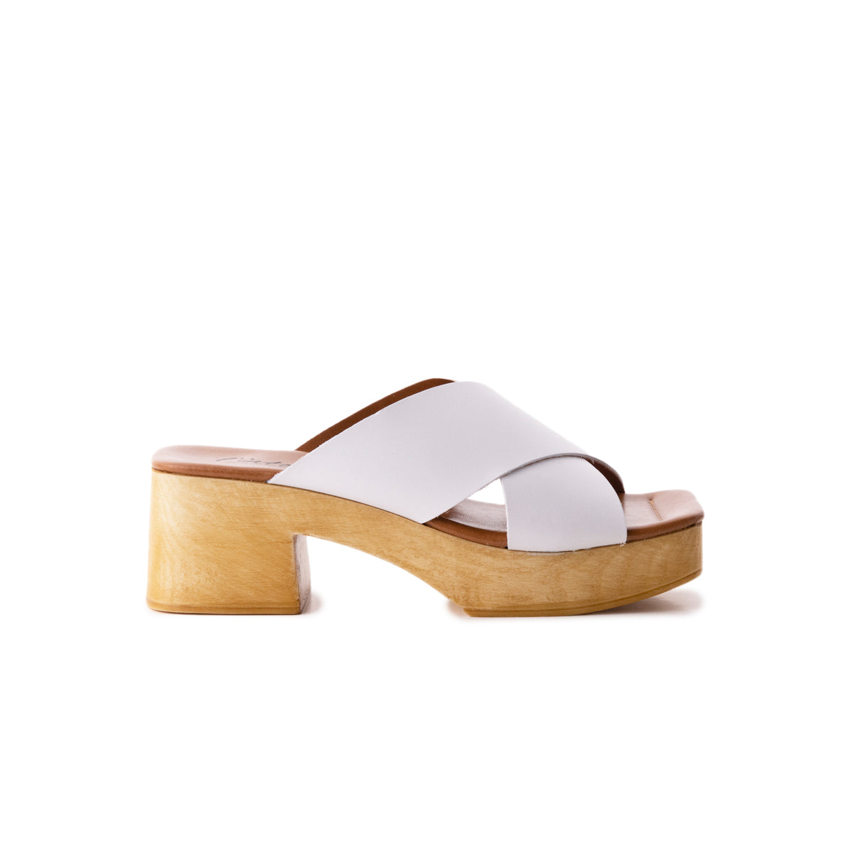 l'intervalle Esmée Blanc Cuir Blanc