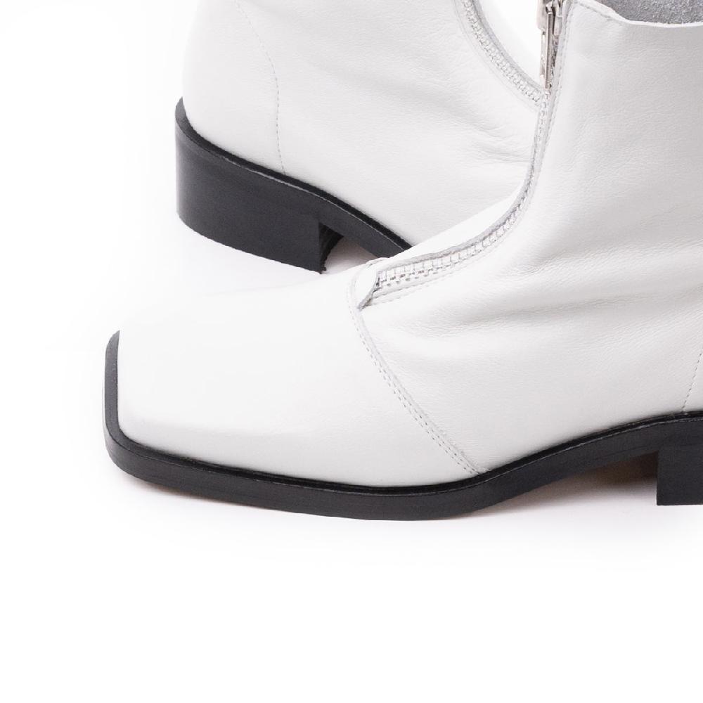 L'intervalle Eton Blanc Cuir Blanc