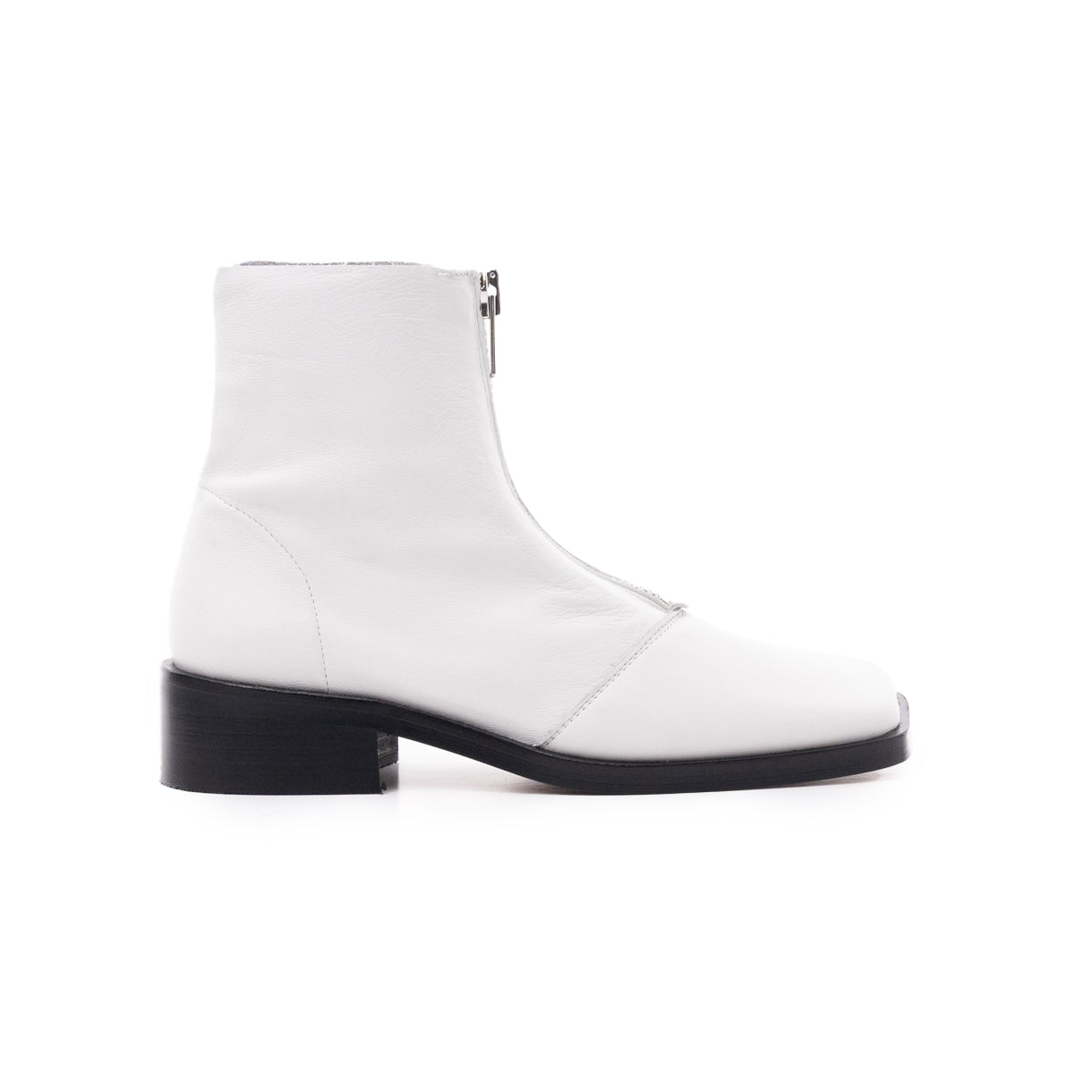 l'intervalle Eton Blanc Cuir Blanc