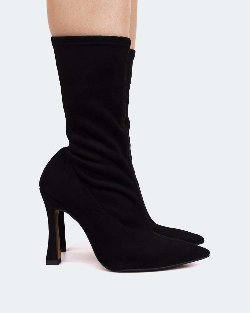 l'intervalle Èze Noir Suède Stretch Noir