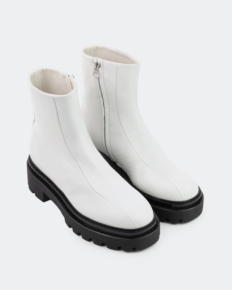 L'intervalle Fairside Blanc Cuir Blanc