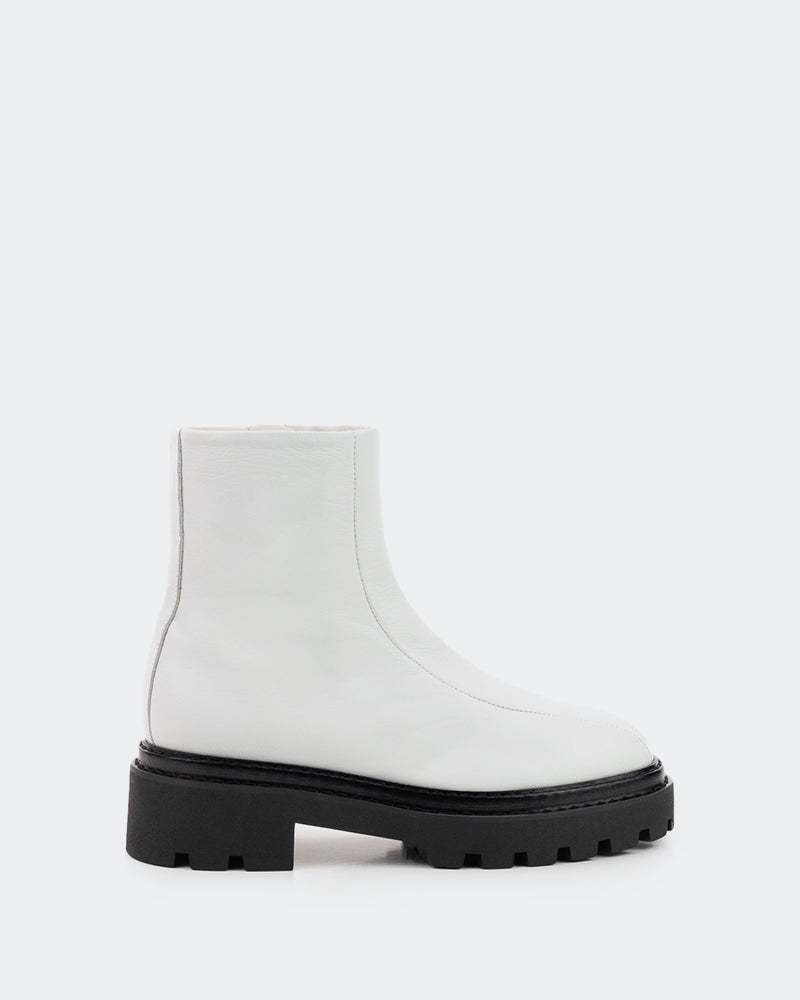 l'intervalle Fairside Blanc Cuir Blanc
