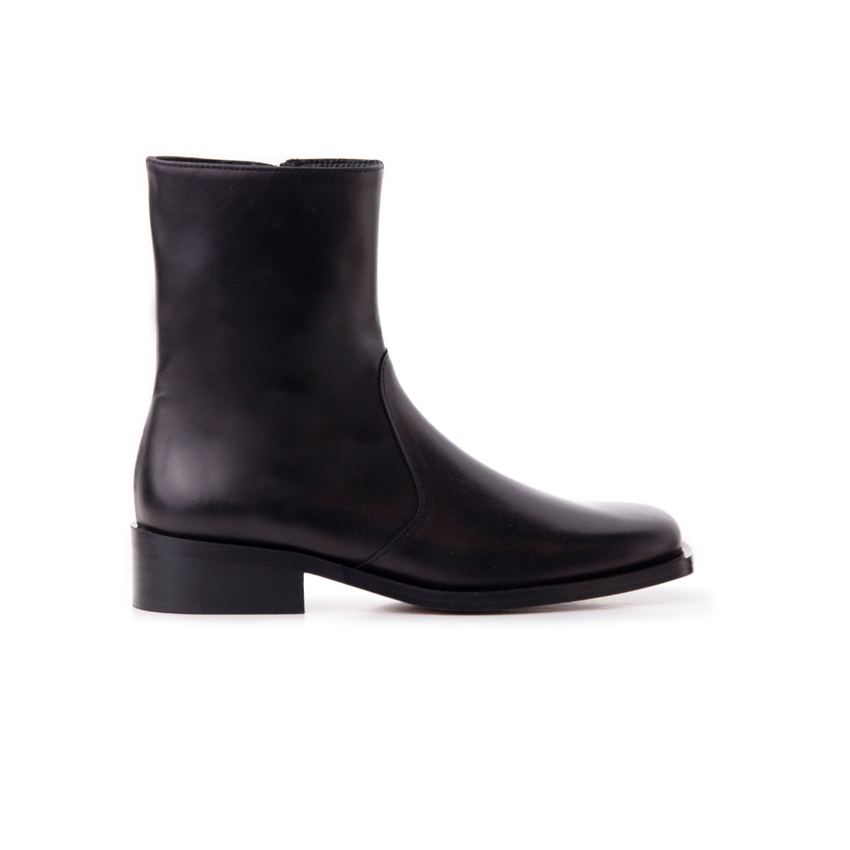 l'intervalle Fargo Noir Cuir Noir