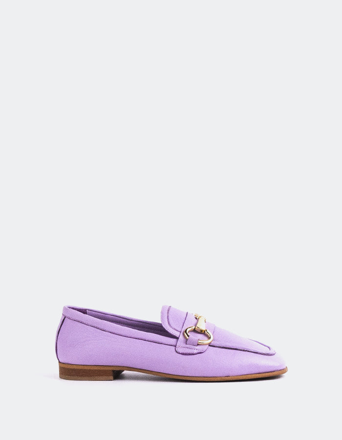 L'intervalle Fayette Cuir Lilas Mauve