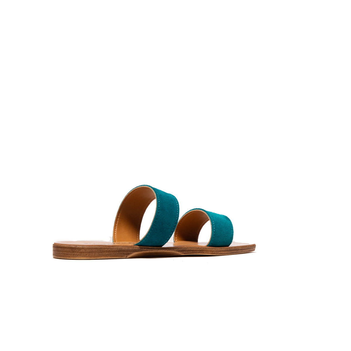 L'intervalle Fayola Turquoise Suède Bleu