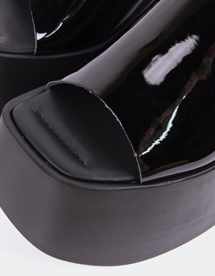 L'intervalle Fidèle Noir Verni Noir