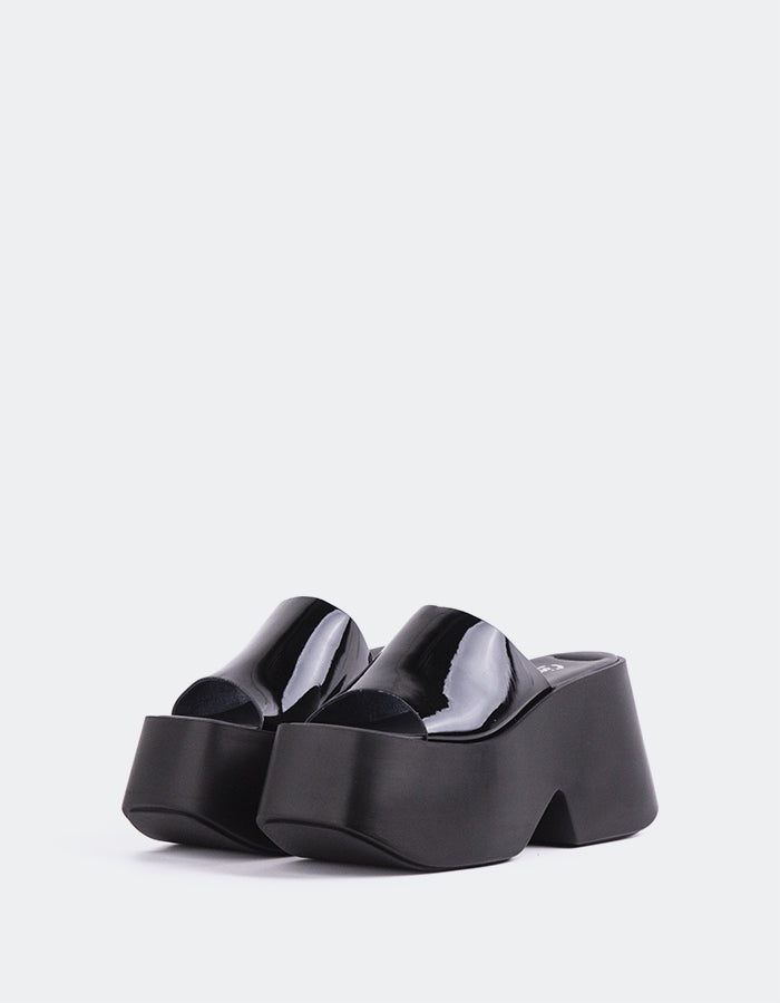 L'intervalle Fidèle Noir Verni Noir