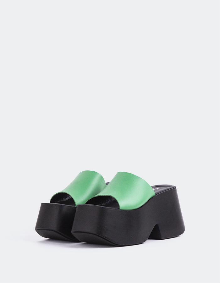 L'intervalle Fidèle Vert Cuir Vert