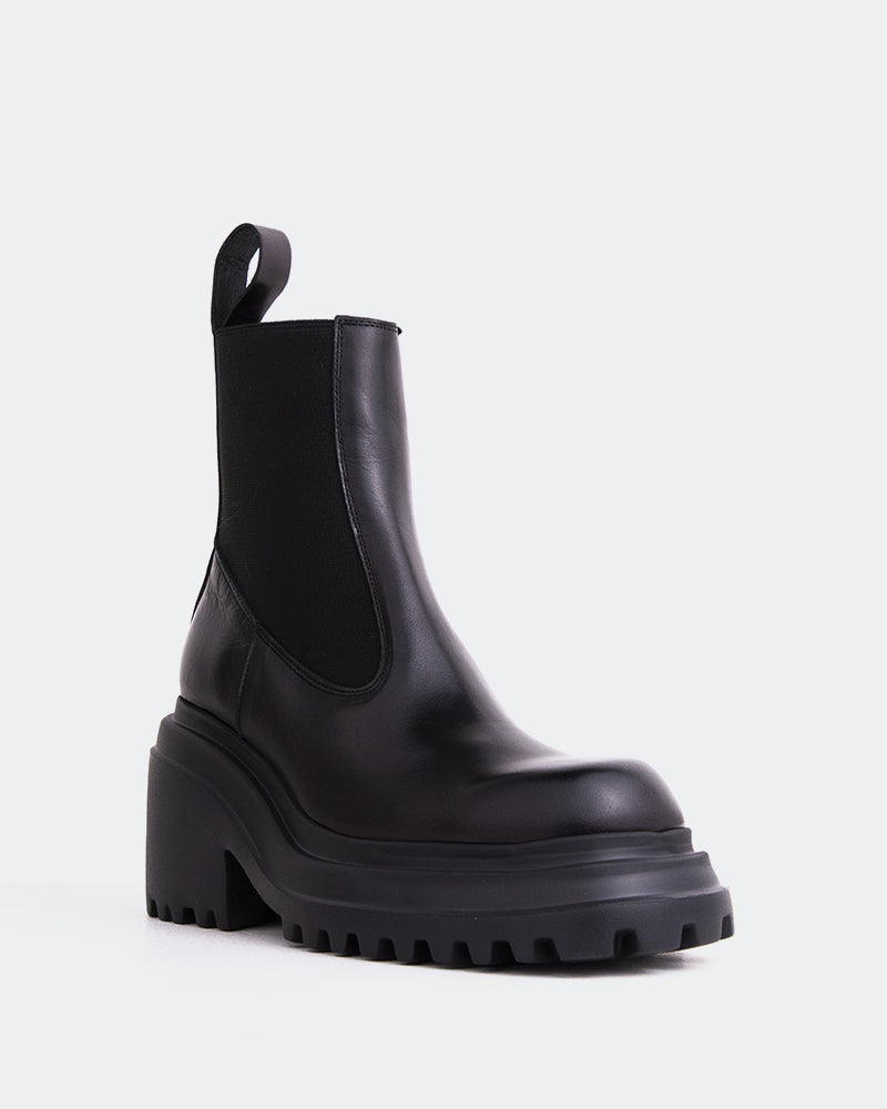 L'intervalle Finch Noir Cuir Noir