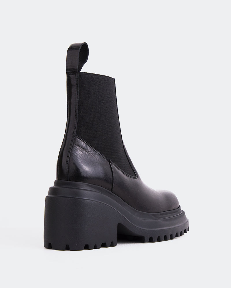 L'intervalle Finch Noir Cuir Noir