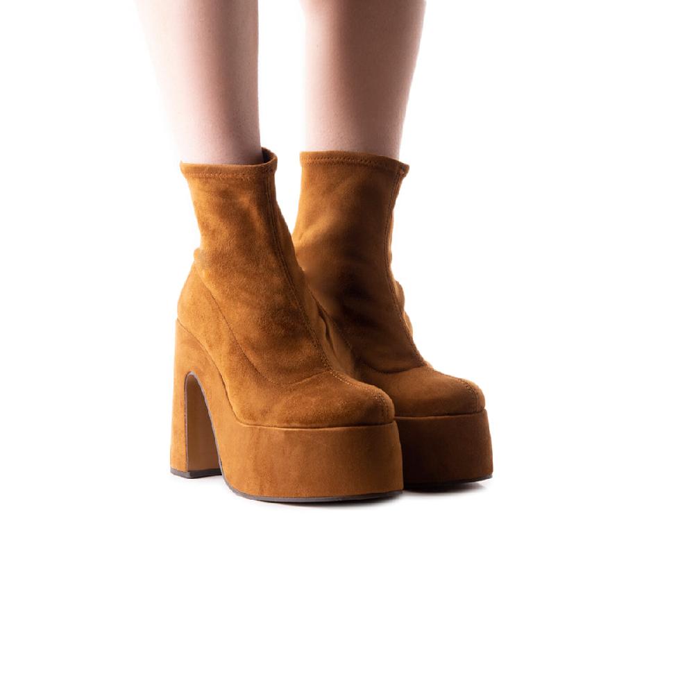 L'intervalle Flash Brun Suède Stretch Brun