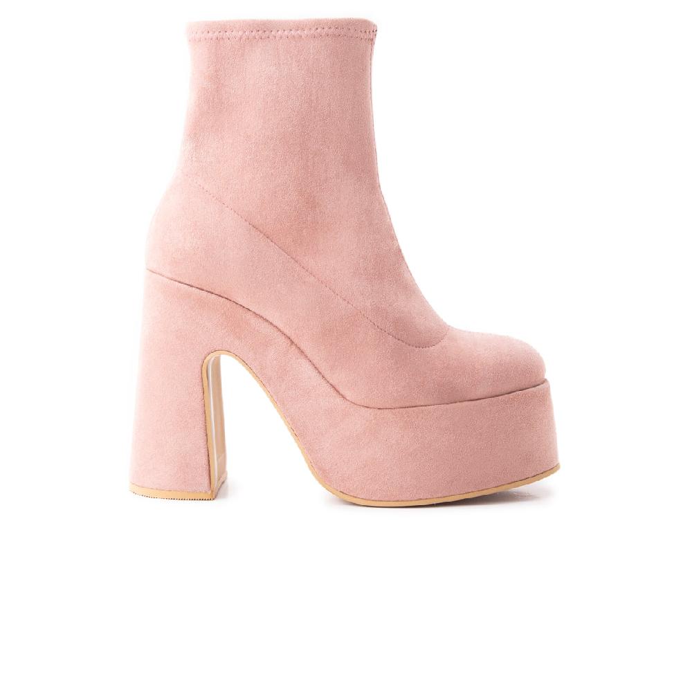 l'intervalle Flash Rose Suède Stretch Rose